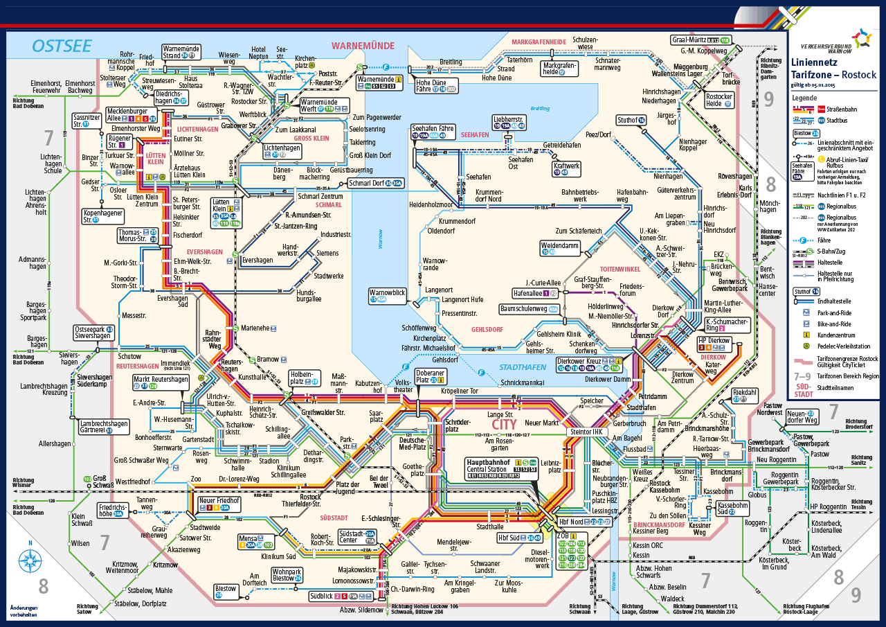 für die Buslinien in Rostock rebus Regionalbus Rostock